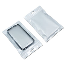 Load image into Gallery viewer, Wholesale White / Clear Phone Case Plastic Retail Packaging Bag For Cell Phone Case Retail Package For Mobile Phone Zip Lock Pouches Self Seal Zipper Pack With Hang Hole